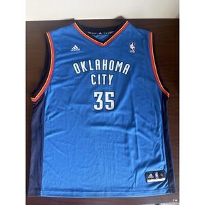 Oklahoma City Kevin Durant 35 Thunder Jersey Youth XL Blue NBA Basketball